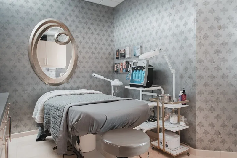 Interior view of Guyette Med Spa, a modern treatment area in Scottsdale & Avondale, AZ