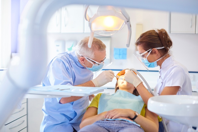 Dental team performing Impacted Canine Surgery in Scottsdale & Avondale, AZ